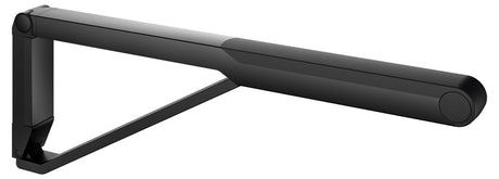 KEUCO AXESS Stützklappgriff WC 700 mm schwarz matt/schwarz, 35003370737