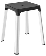KEUCO AXESS Bad-Hocker silber-eloxiert/schwarz, 35082170037