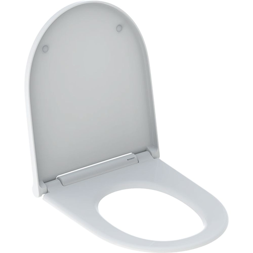 Geberit WC-Sitz ONE,absenkbar/-nehmbar, Befestigung von oben,hochglanz-verchromt, 243989212
