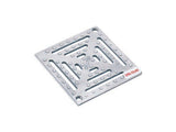 DALLMER Rost RHS 140, 1,5 mm, rutschh., verschr., 140 x 140 mm, 501783