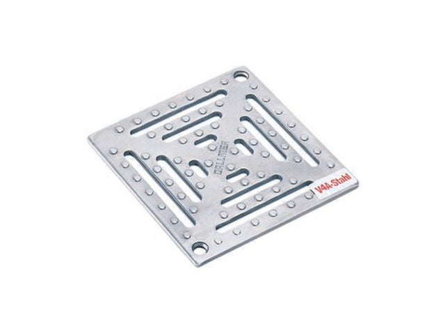 DALLMER Rost RHS 140, 1,5 mm, rutschh., verschr., 140 x 140 mm, 501783