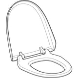Geberit GE WC-Sitz und WC-Deckel weiß-alpin zu Geberit AquaClean 8000 / 8000plus, 250034111
