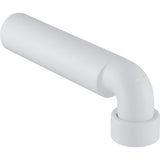 Geberit Anschlussbogen 90° mit Überwurfmutter: d=50mm, d1=40mm, weiß-alpin, 252240111