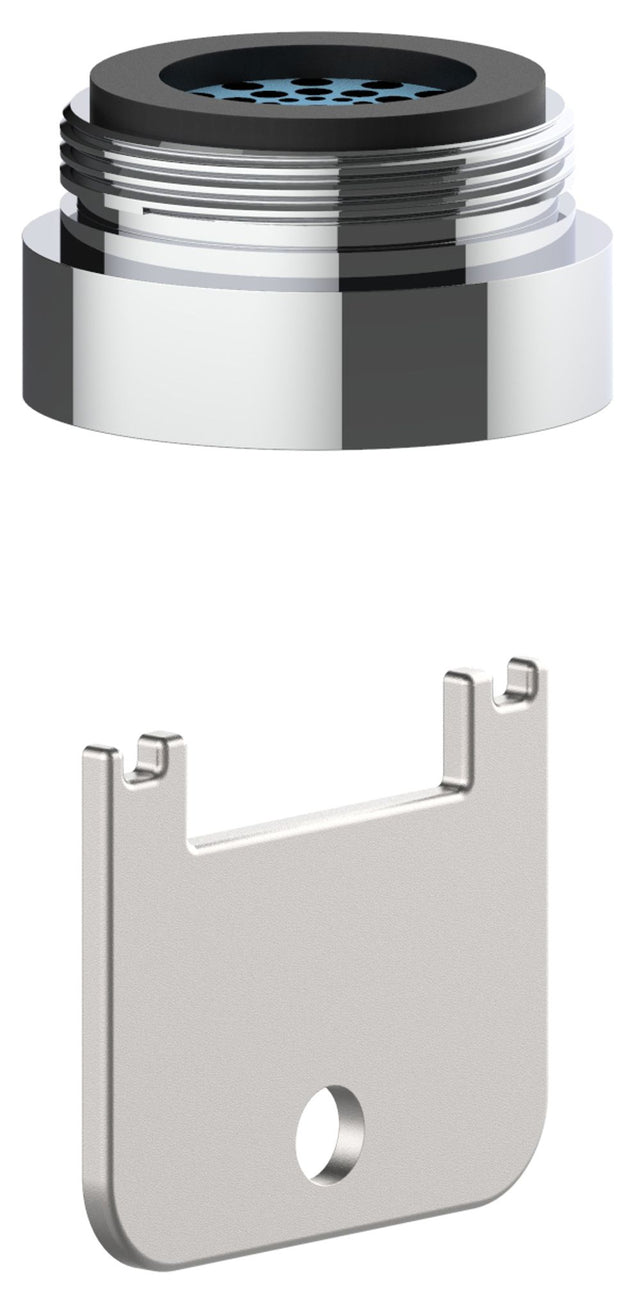 KEUCO Ersatzteile Armaturen Strahlregler mit Zubehör für 54902/11/12 und 58070/71 verchromt, 50100010014