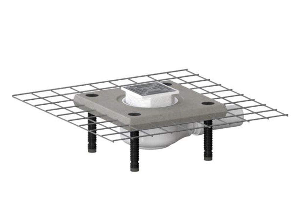 DALLMER Bodenablauf CeraDrain 48 K 10, DN 50, 100 x 100 mm, 513397