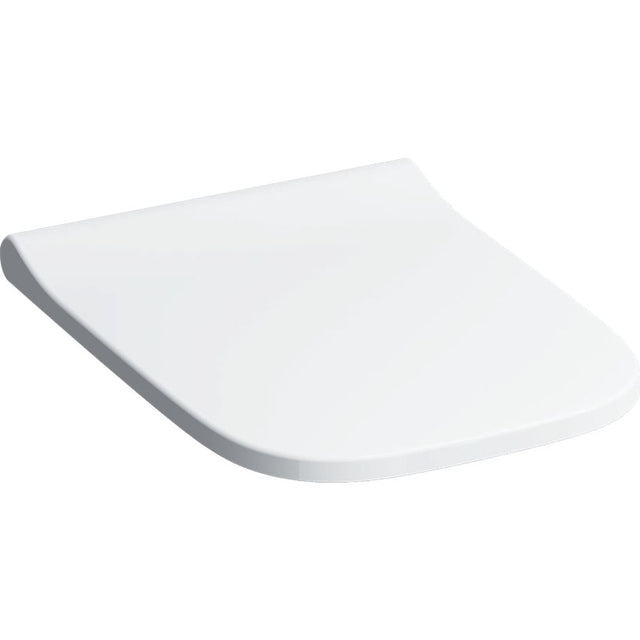 Geberit Smyle Square Slim WC-Sitz,antibakt., WrapOver,chrom Scharnier,Bef.v.o.,weiß, 500238011