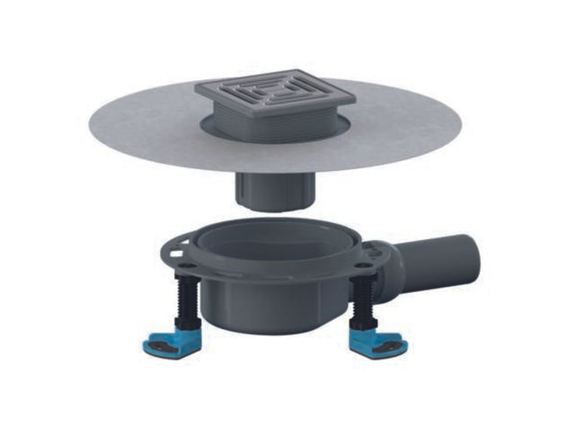 DALLMER Bodenablauf DallDrain Select, DN 50, 120 x 120 mm, 517036