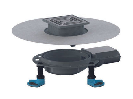 DALLMER Bodenablauf DallDrain Pure Plan, DN 40, 120 x 120 mm, 517098