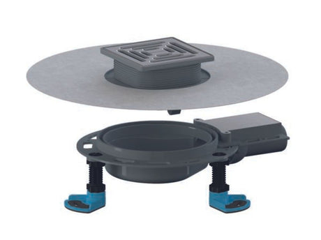 DALLMER Bodenablauf DallDrain Select Plan, DN 40, 120 x 120 mm, 517104