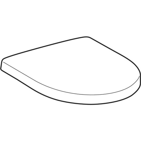 Geberit Renova Comprimo WC-Sitz,f.WC'S bis Okt.2006,ES-Scharnier,Bef.v.o.,weiß, 571044000