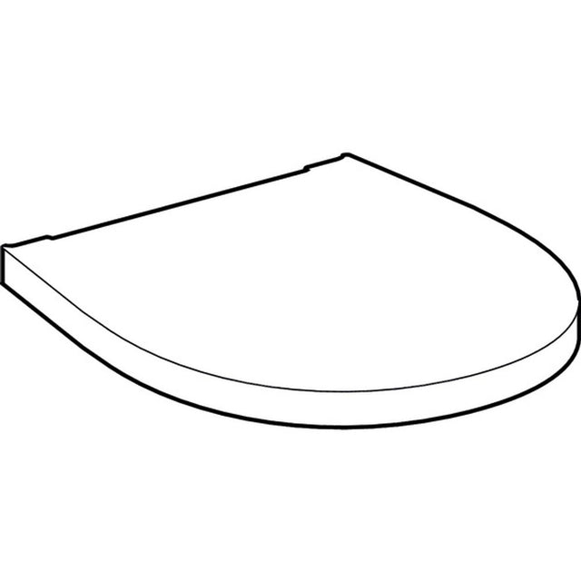 Geberit GE Visit WC-Sitz, weiß Scharniere Edelstahl, 571150000