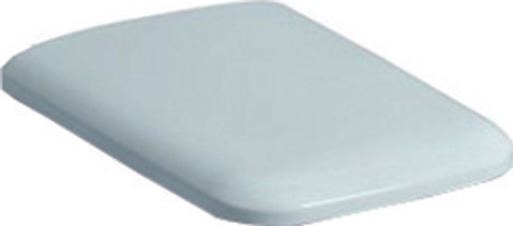 Geberit iCon Square WC-Sitz m.AS-Autom., WrapOver,chrom Scharnier,Bef.v.o.,weiß, 571910000