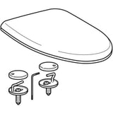 Geberit GE Mango WC-Sitz, weiß Scharniere verchromt, 573800000