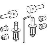 Geberit Scharniere (Set) für WC-Sitz Vitelle, Edelstahl, 598144000