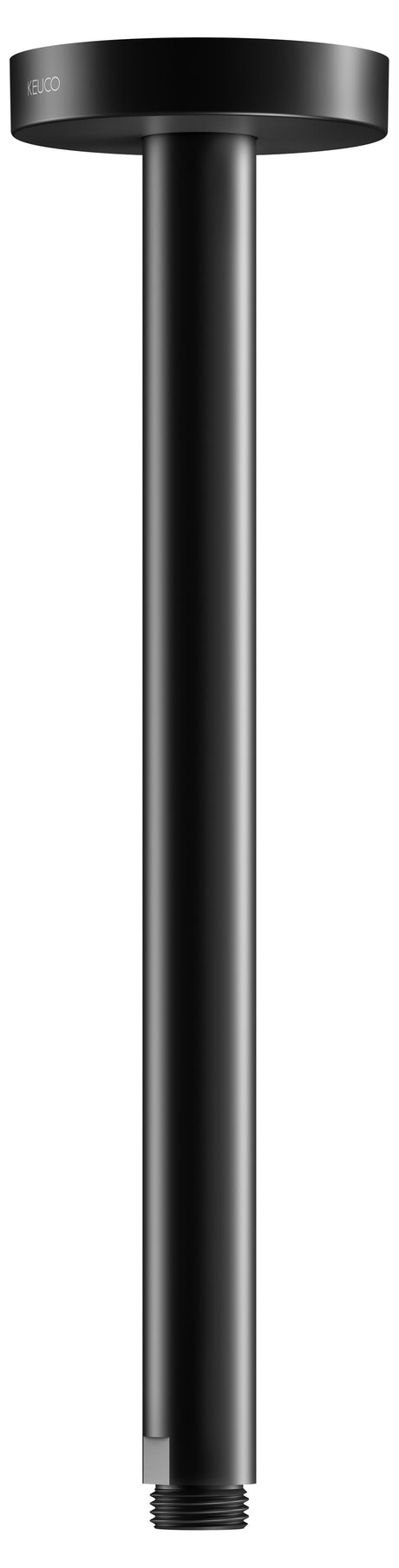 KEUCO Elegance Brausearm Deckenanschluß rund 300 mm schwarz matt, 51689370300