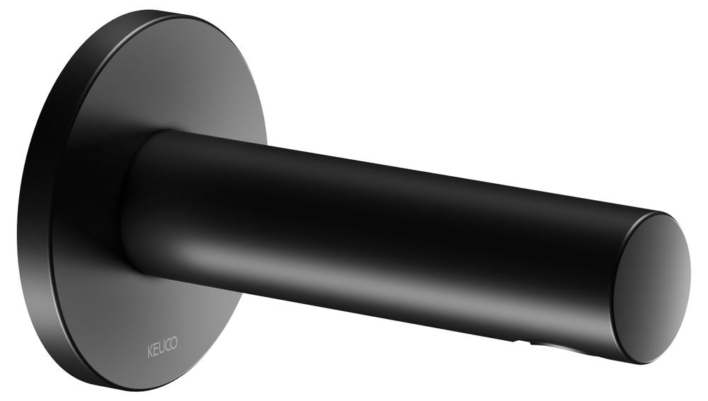 KEUCO IXMO Wanneneinlauf DN15 rund Ausladung 130 mm schwarz matt, 59545370001
