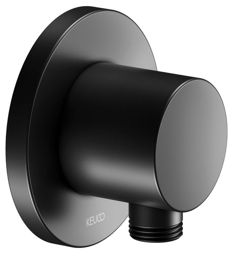 KEUCO IXMO Schlauchanschluß DN15 rund schwarz matt, 59547370001