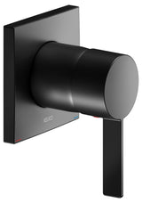 KEUCO IXMO Einhebelmischer UP DN15 mit eckiger Rosette/IXMO Pure schwarz matt, 59551379502