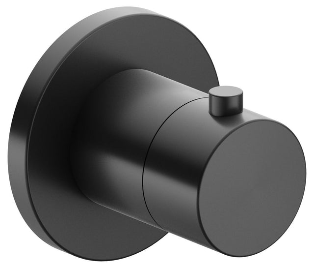 KEUCO IXMO Thermostatarmatur UP DN15 rund Schwarzchrom gebürstet, 59553130001