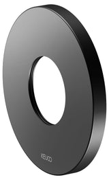 KEUCO IXMO Wandrosette für Thermostat, rund 105 mm Durchmesser schwarz matt, 59553370091