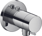 KEUCO IXMO IXMO_solo Thermostat mit Schlauchanschluß rund verchromt, 59554010001