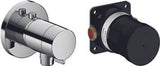 Keuco Farbset Thermostat u UP-Körper IXMO Solo rund mit Schlauchanschl., 59554010021