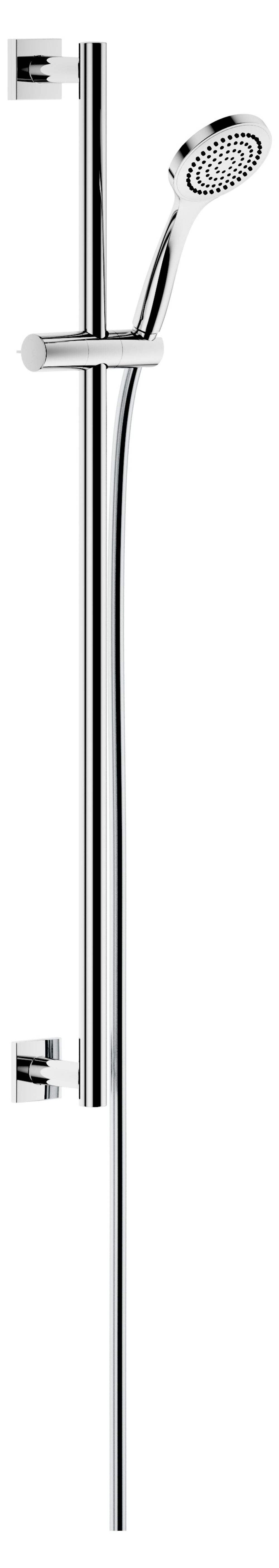Keuco Brausegarnitur IXMO 855mm Rosette eckig verchromt HB 1-strahlig, 59587010922
