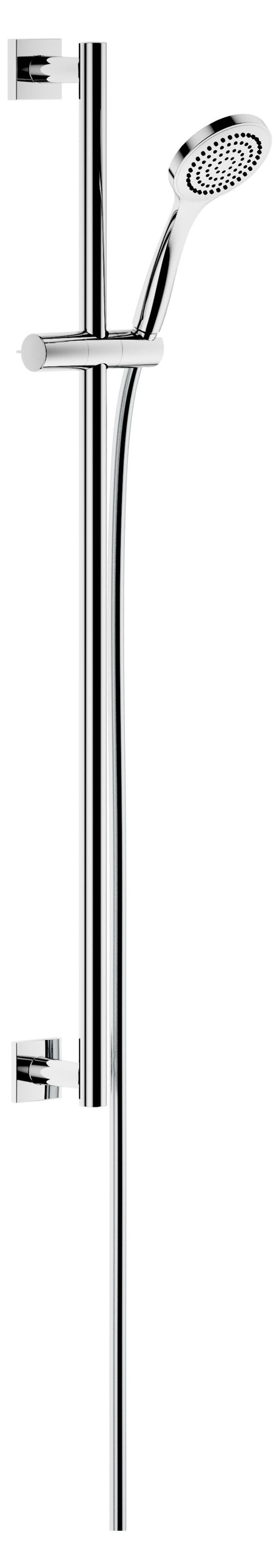 Keuco Brausegarnitur IXMO 855mm Rosette eckig verchromt HB 1-strahlig, 59587010922