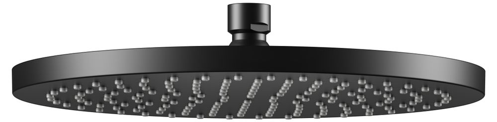 KEUCO Brausen und Brausezubehör Kopfbrause rund 250 mm schwarz matt, 59886370201