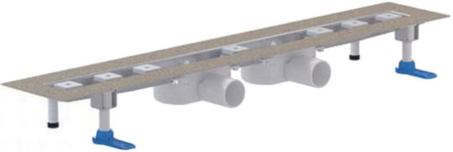DALLMER Duschrinne CeraLine Nano F Duo 1600 mm, DN 50, 524744