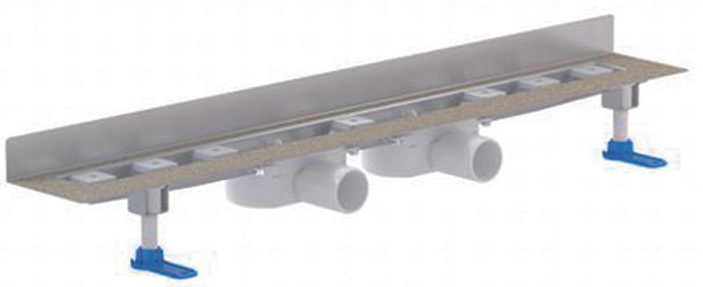 DALLMER Duschrinne CeraLine Nano W Duo 1200 mm, DN 50, 522375
