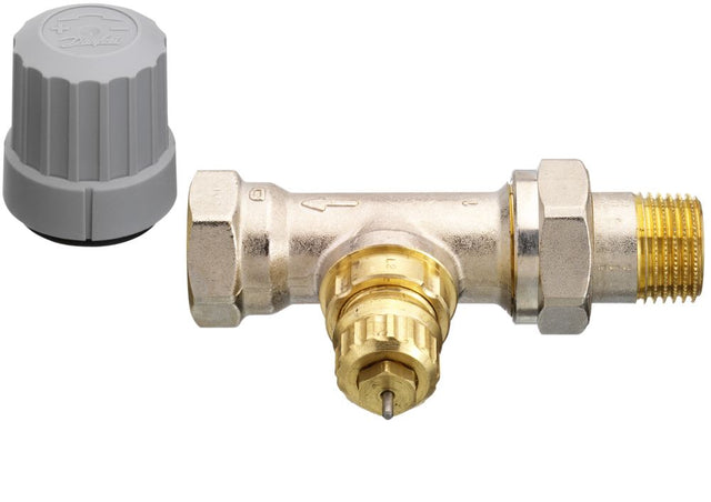 Danfoss Ventilgehäuse RA-FN 15 R 1/2, Durchgang,vernick,Einb,i,d,Rückl,, 013G3226