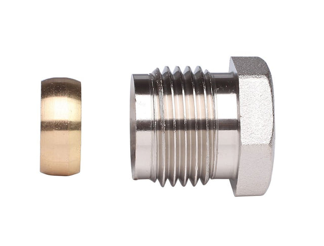 Danfoss Klemmverbinder R 1/2 Außengewinde auf 15mm für Stahl- und Kupferrohre (10St,), 013G4115