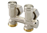 Danfoss Universalverschraubung RLV-K für Ventil-HK, Heizkörper G 3/4, Eck, 003L0283