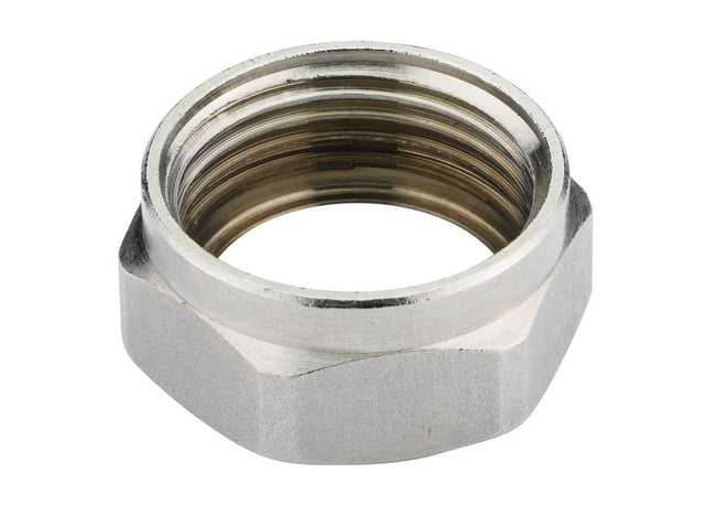 Danfoss R 3/4 Überwurfmutter für RA,RAV(L),FJV,RLV,AVDO,VMT vernickelt, 013G3184