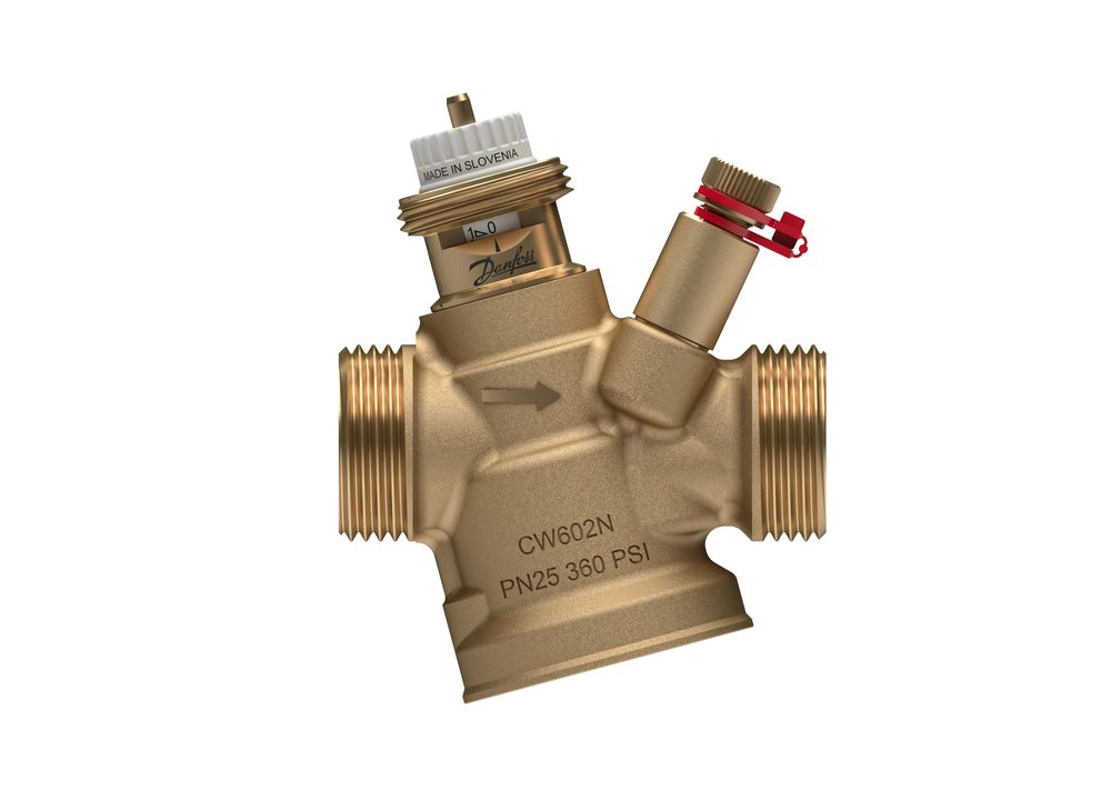Danfoss druckunabh, Regelventil ABQM 4,0 DN15, 65-650 l/h, m, Messnip, 3/4''AG, 003Z8201
