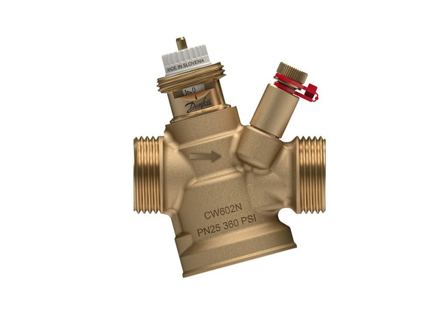 Danfoss druckunabh, Regelventil ABQM 4,0 DN15, 65-650 l/h, m, Messnip, 3/4''AG, 003Z8201