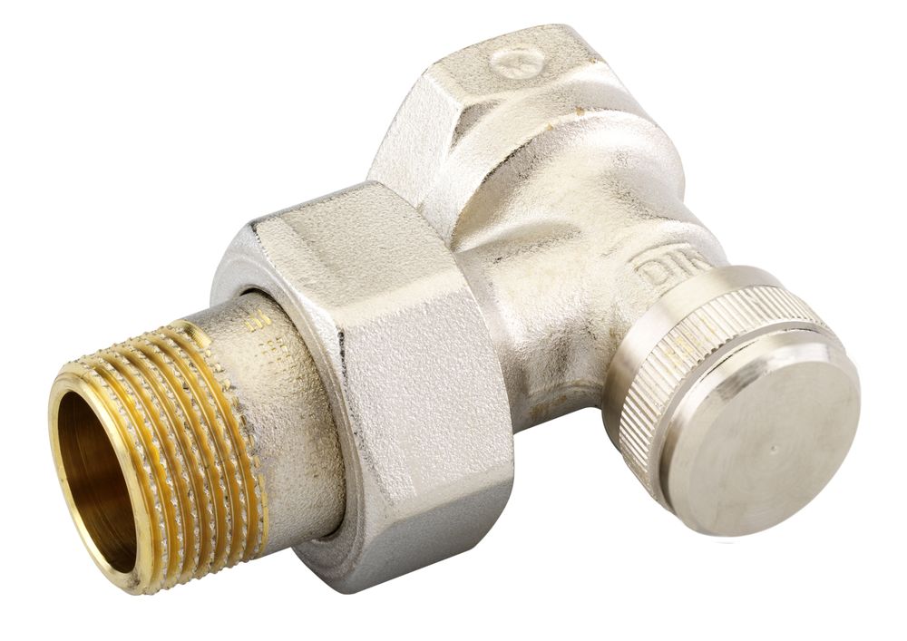 Danfoss Rücklaufverschraubung RLV 20 R 3/4, Eck, vernickelt, 003L0145