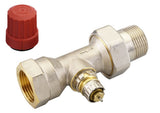 Danfoss Ventilgehäuse RA-N 25 R 1/1, Durchgang, Matt vernickelt, 013G0038