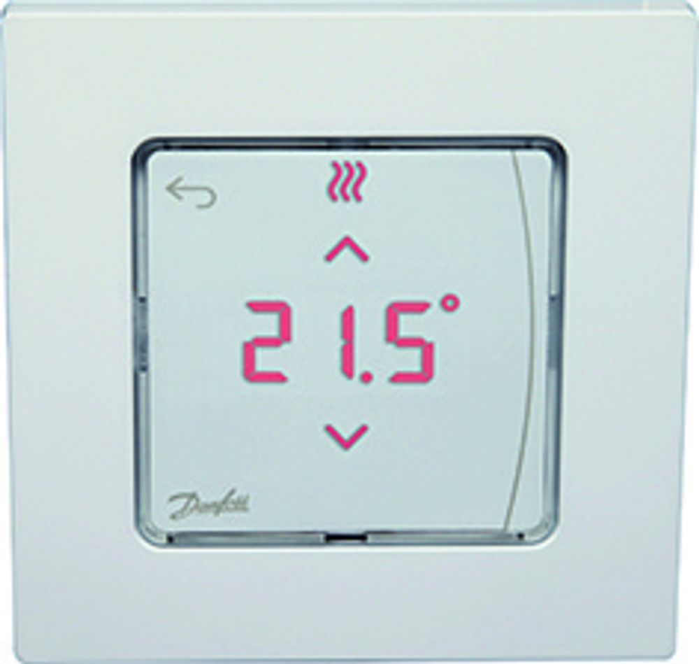 Danfoss Icon2 Unterputzraumthermostat 24V, mit LED-Display-Version, Unterputz, 088U2125