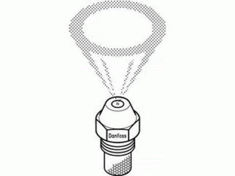 Danfoss Öldüse OD-H, Hohlkegel 0,75 USgal/h, 80 Grad, 030H8916