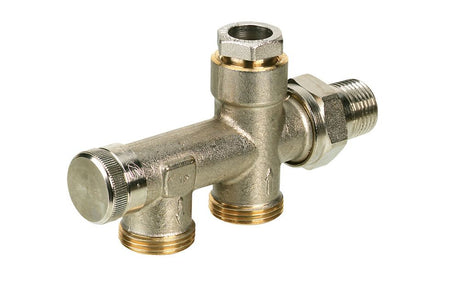 Danfoss Kupplungsgehäuse RA-K Heizkörper: R 1/2, Anlage: G 3/4 Außengewinde, 013G3367