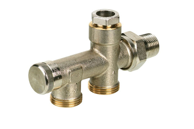 Danfoss Kupplungsgehäuse RA-K Heizkörper: R 1/2, Anlage: G 3/4 Außengewinde, 013G3367