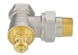 Danfoss Ventilgehäuse RA-G 20 R 3/4, Eck, Matt vernickelt, 013G1678
