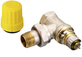 Danfoss Ventilgehäuse RA-UR 15 R 1/2, Eck, Matt vernickelt, 013G3229