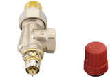 Danfoss Ventilgehäuse RA-N 20 R 3/4, UK (Axial), Matt vernickelt, 013G0155