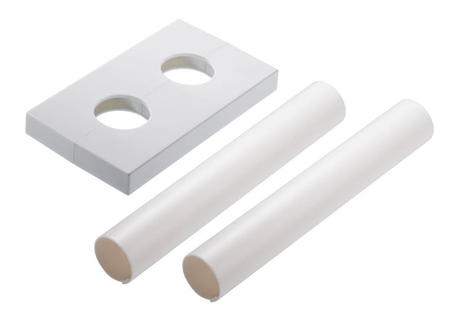 Danfoss rechteckige Wandrosette für VHX  50 mm Anschluss, RAL 9016, 013G3207