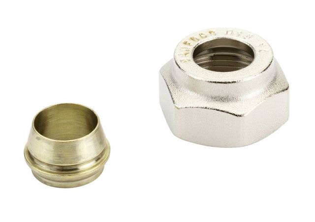 Danfoss Klemmverbinder G 3/4 Innengewinde auf 15mm für Stahl- und Kupferrohre, 013G4125