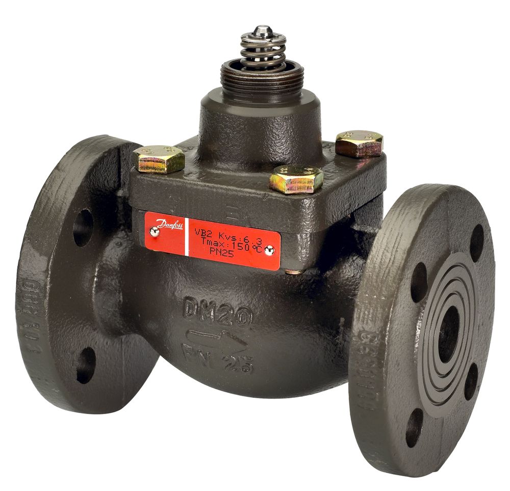 Danfoss Durchgangsventil VB2 DN25 Kvs 10,0, PN25, GGG40,3, Flansch, 065B2058