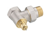 Danfoss Ventilgehäuse RA-G 25 R 1/1, Eck, Matt vernickelt, 013G1680
